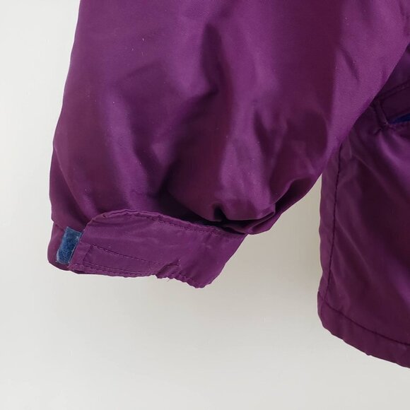 LL Bean Penobscot Parka Thinsulate Vintage Purple Winter Removable Hood Womens L - Picture 5 of 12